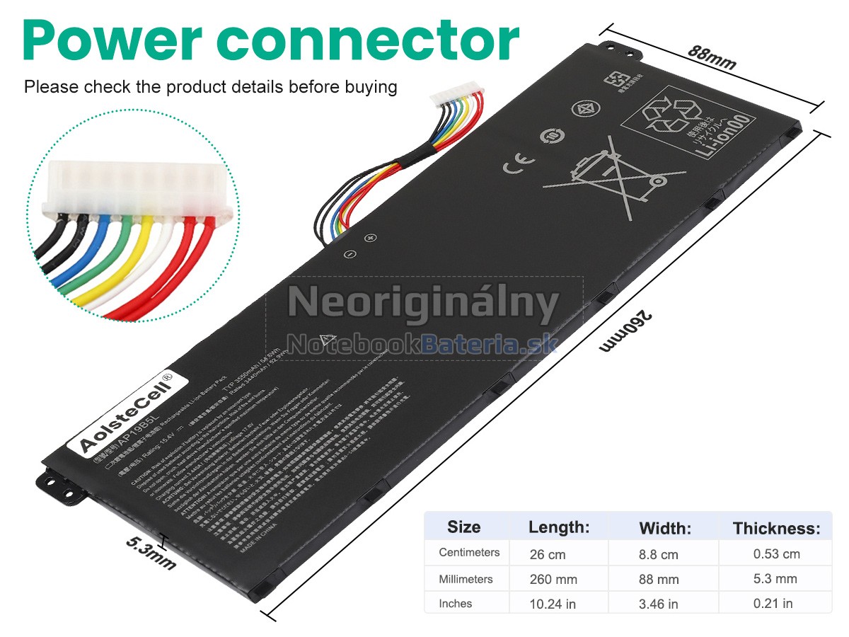 Náhradná batéria pre Acer Aspire 3 A315-58-32EM