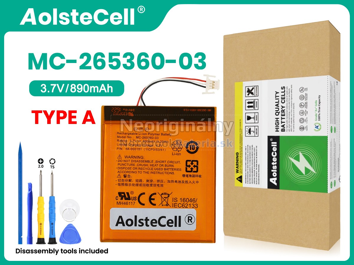 Náhradná batéria pre Amazon KINDLE 7TH GENERATION