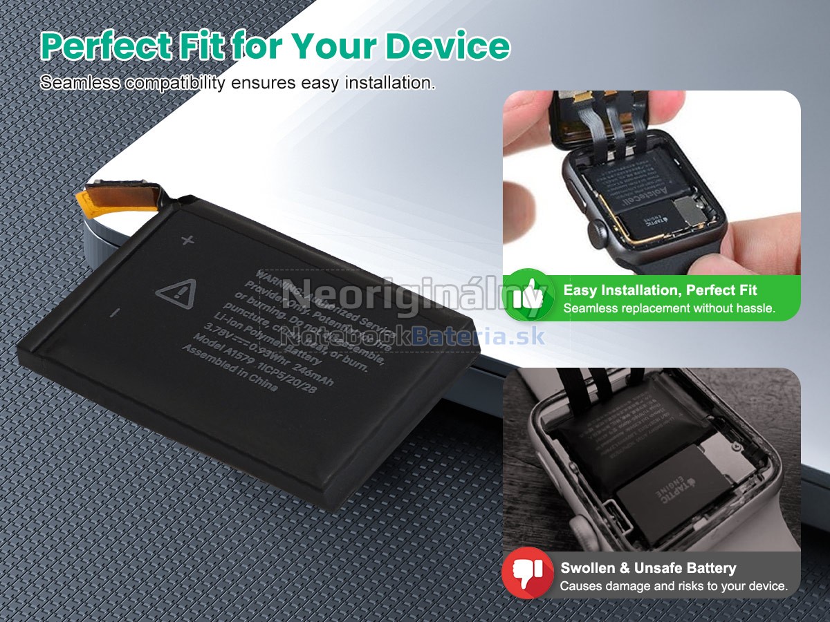 Náhradná batéria pre Apple WATCH Series 1 42MM