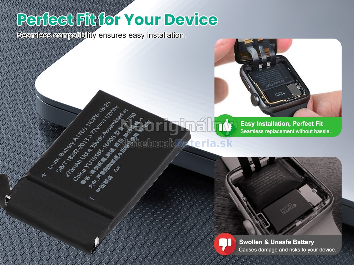 Náhradná batéria pre Apple WATCH Series 2 EDITION 38MM