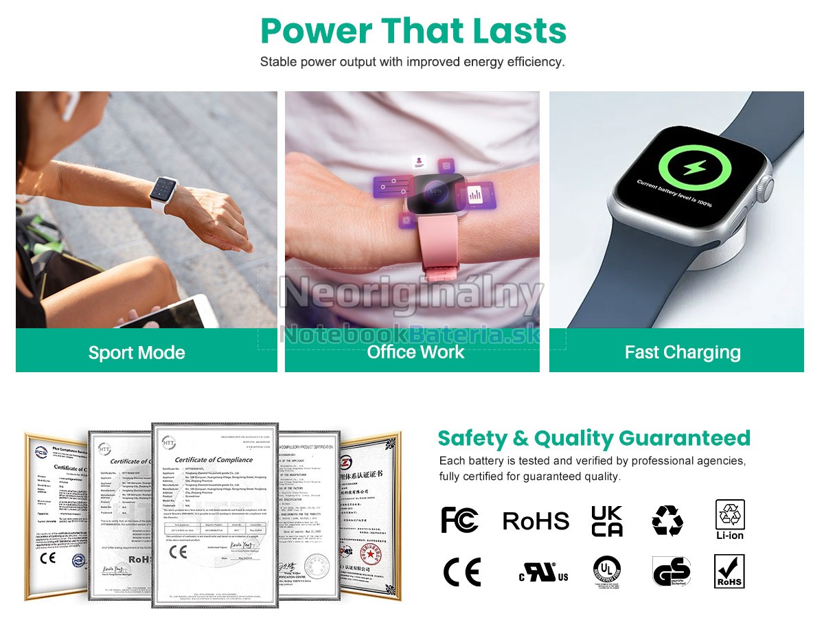 Náhradná batéria pre Apple MTVA2B/A