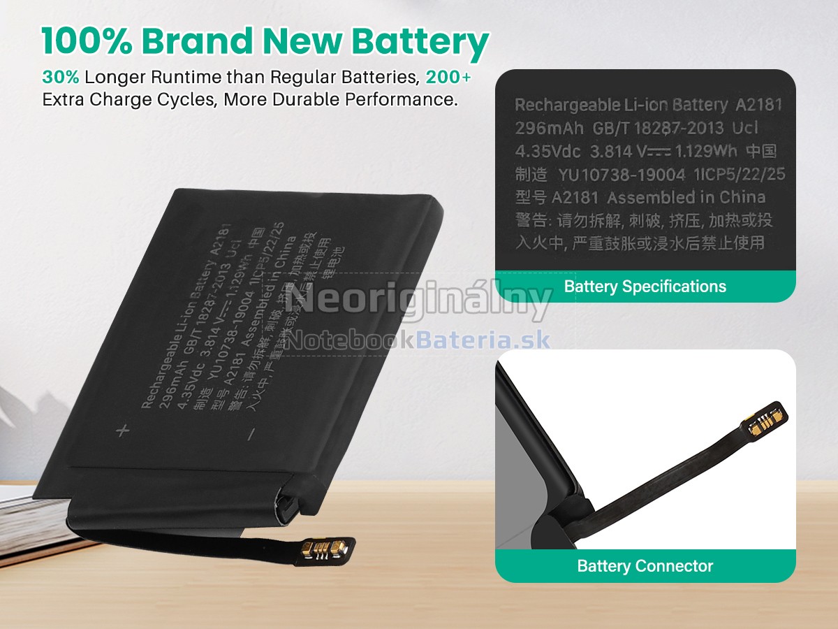 Náhradná batéria pre Apple MX3E2B/A