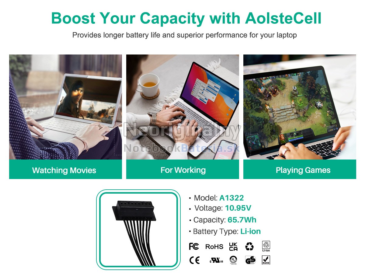 Náhradná batéria pre Apple MacBook Pro 13_ MB991CH/A