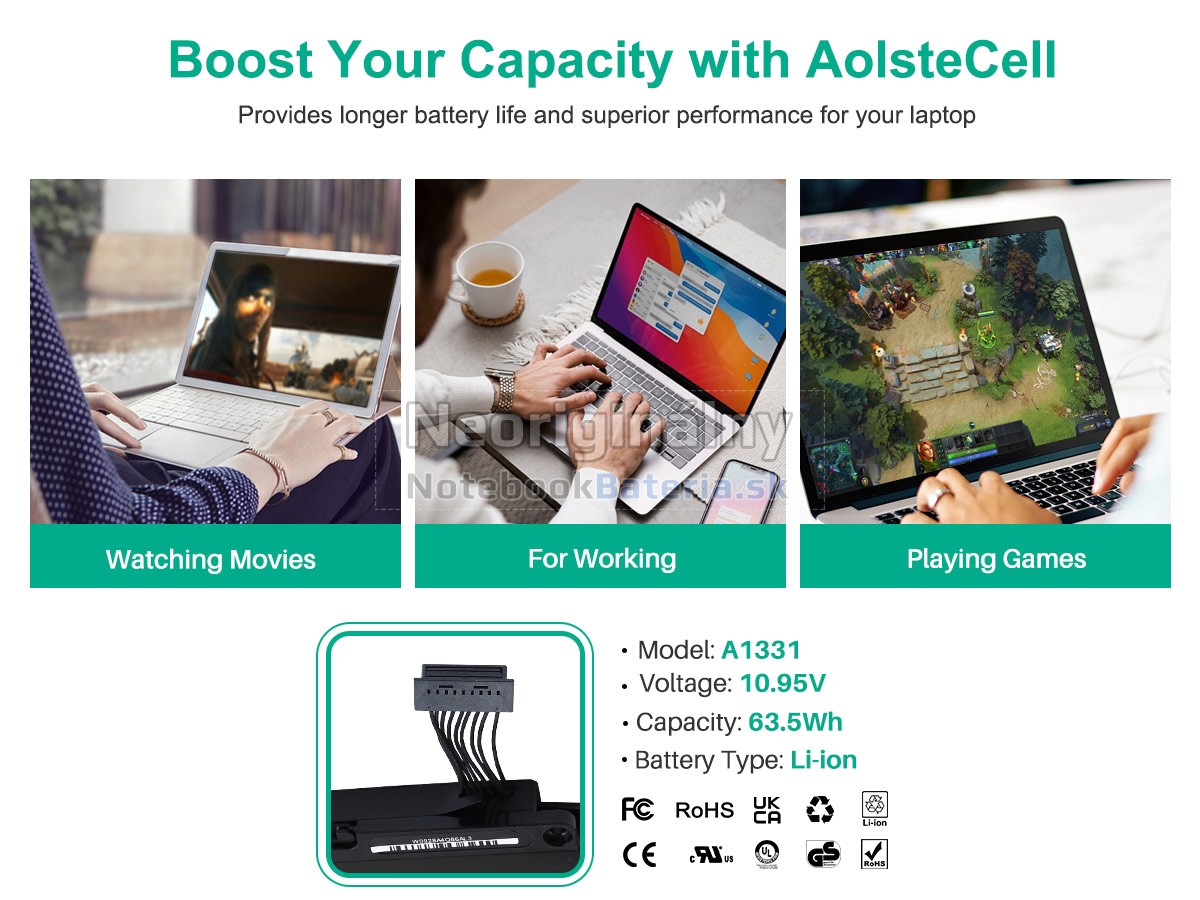 Náhradná batéria pre Apple MacBook Unibody 13 inch