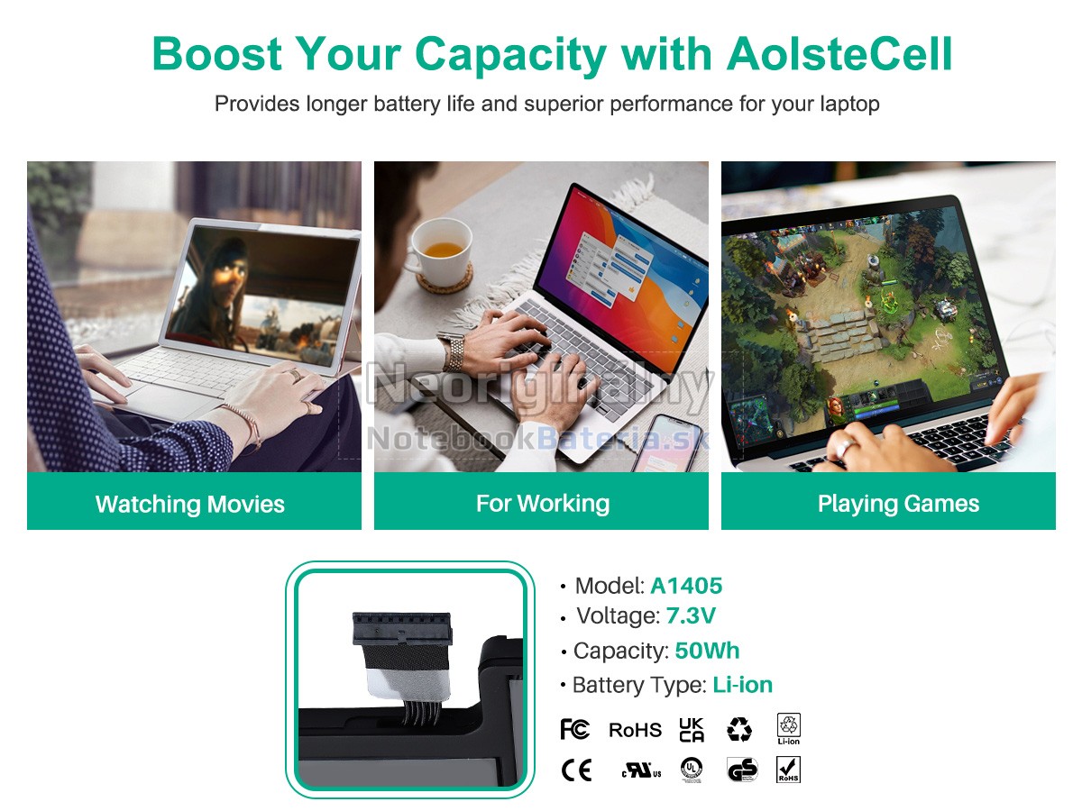 Náhradná batéria pre Apple MacBook Air 13.3_ MC504