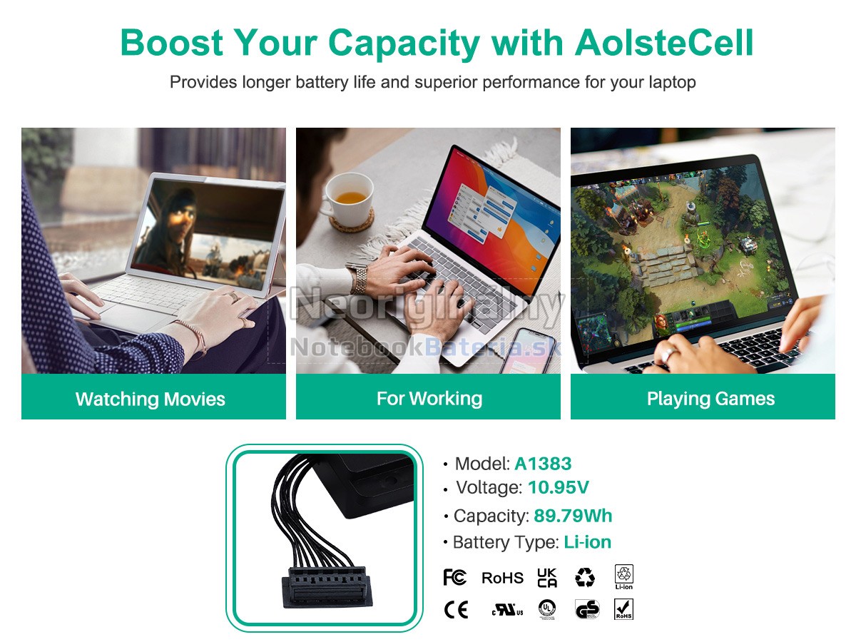 Náhradná batéria pre Apple MacBook Pro 17 inch MD311X/A