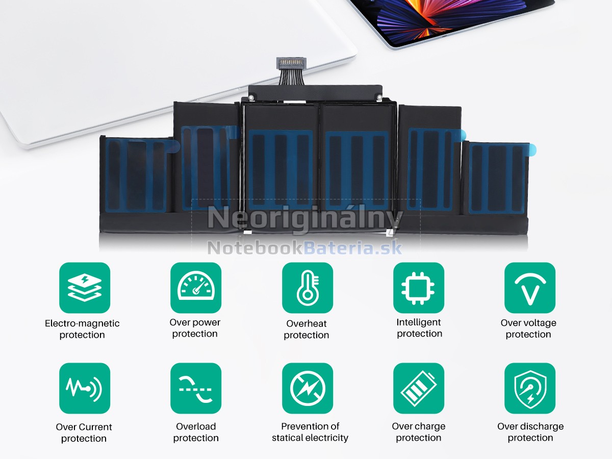 Náhradná batéria pre Apple MacBook Pro A1398 15 inch 2013 Retina