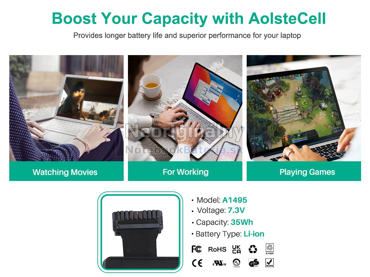 Náhradná batéria pre Apple MacBook Air 11.6 inch MD711