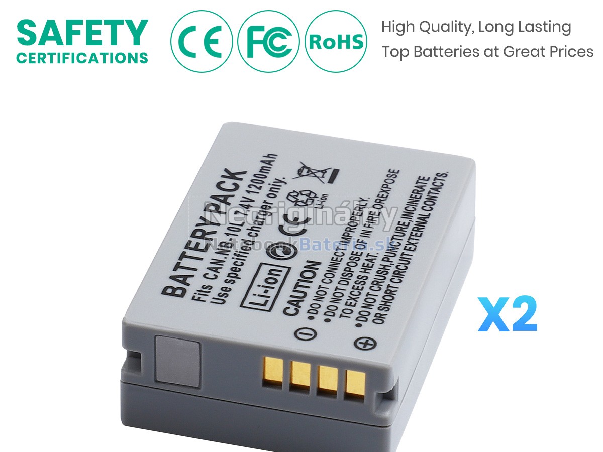 Náhradná batéria pre Canon POWERSHOT G3X