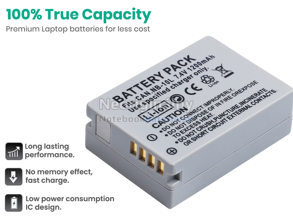 Náhradná batéria pre Canon POWERSHOT G3X