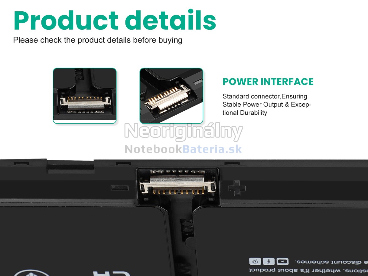 Náhradná batéria pre Dell P106F