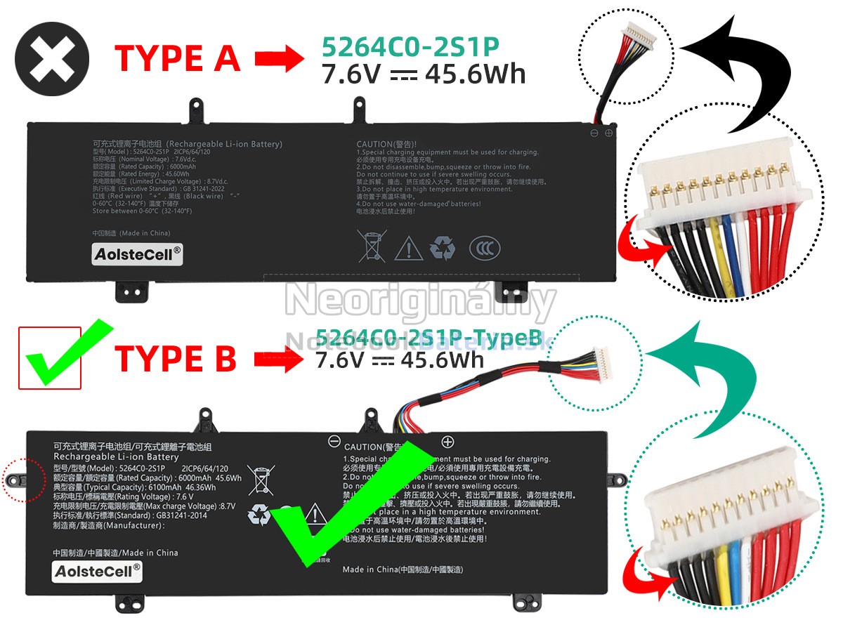 Náhradná batéria pre Haier 5264C0-2S1P