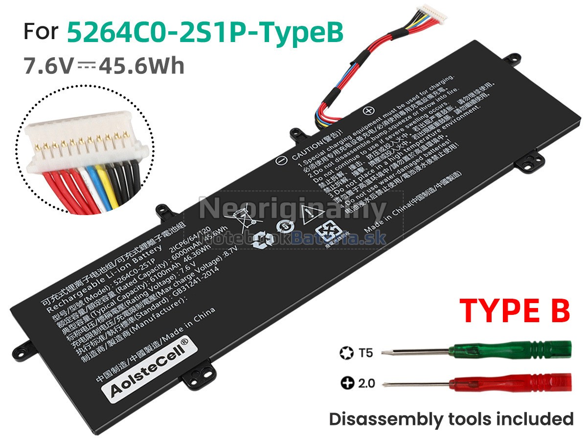 Náhradná batéria pre Haier 5264C0-2S1P