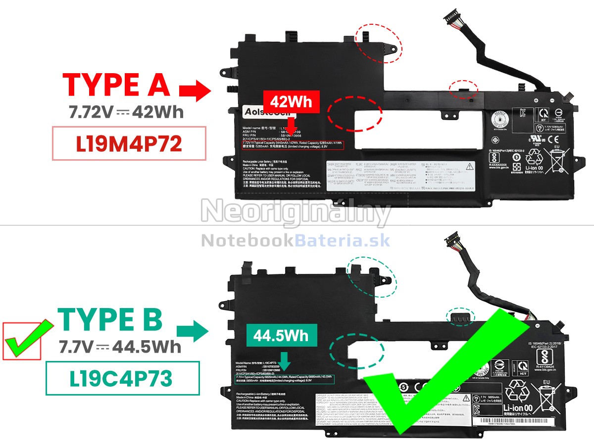 Náhradná batéria pre Lenovo ThinkPad X1 TITANIUM GEN 1-20QA009QMB