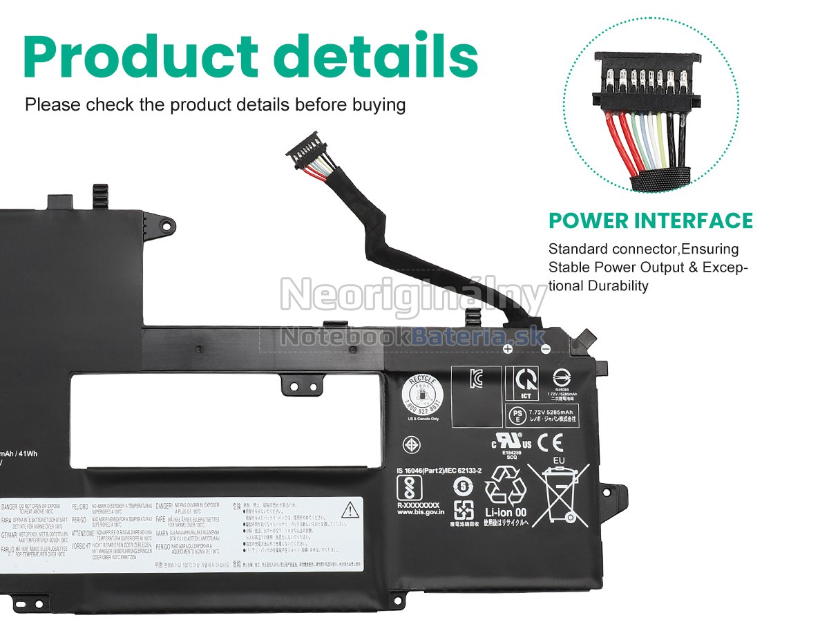 Náhradná batéria pre Lenovo ThinkPad X1 TITANIUM GEN 1-20QA009QMB