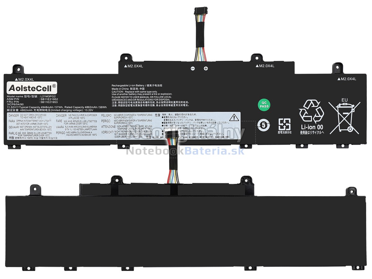 Náhradná batéria pre Lenovo L21M3PG2(3ICP6/54/90)
