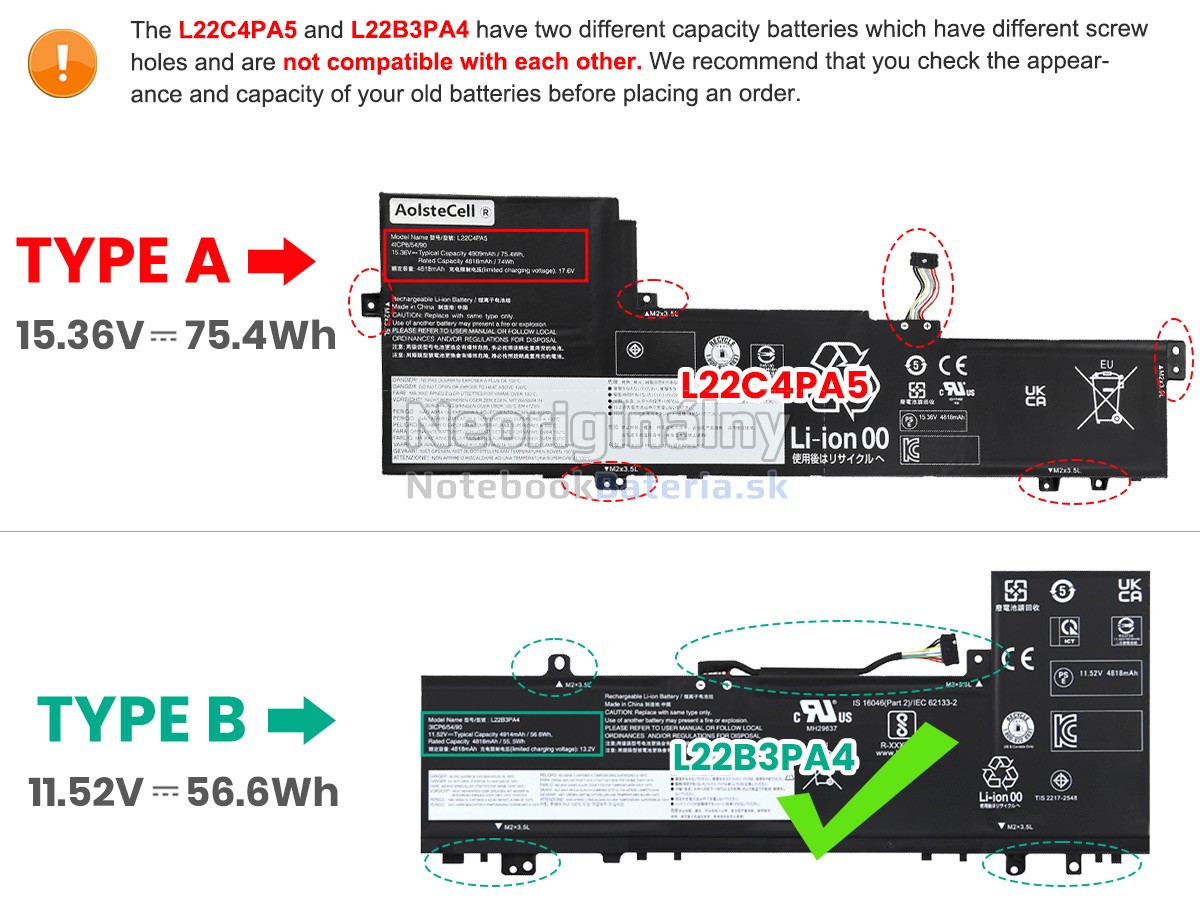 Náhradná batéria pre Lenovo IdeaPad SLIM 5 16IRL8-82XF0059GM