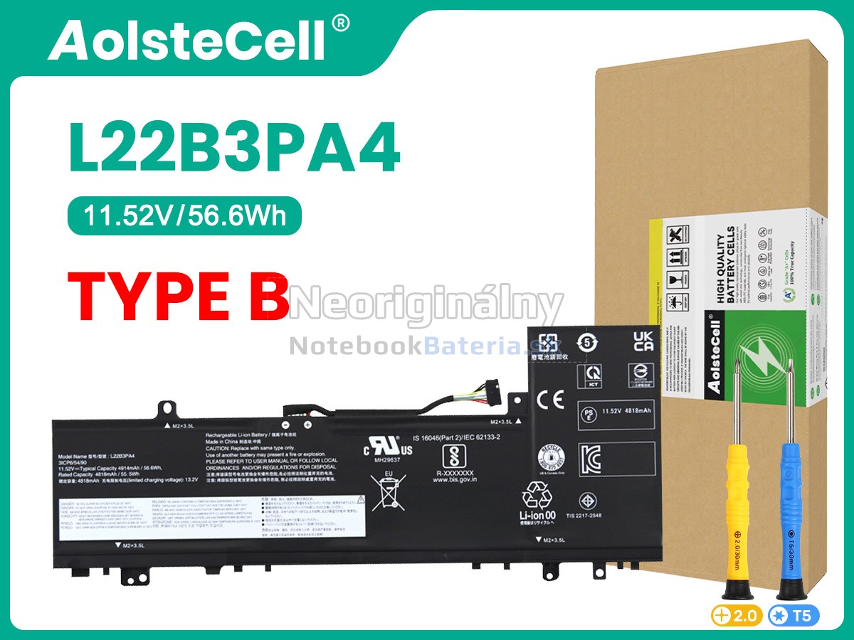 Náhradná batéria pre Lenovo IdeaPad SLIM 5 16IRL8-82XF0059GM