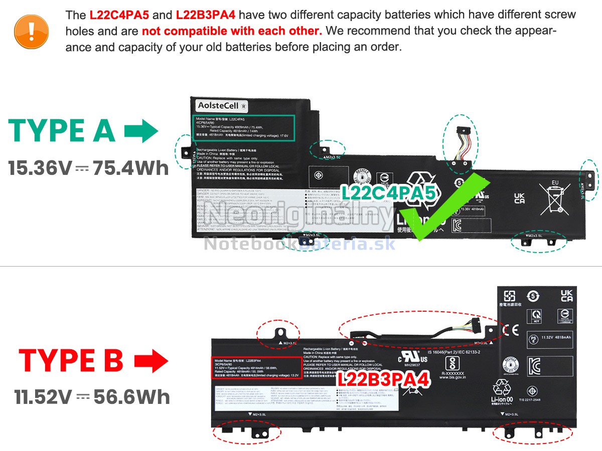 Náhradná batéria pre Lenovo IdeaPad SLIM 5 16IRL8-82XF0059GM
