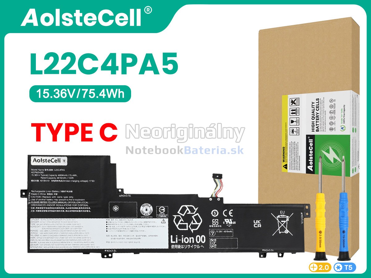 Náhradná batéria pre Lenovo IdeaPad SLIM 5 16ABR8-82XG0008MJ