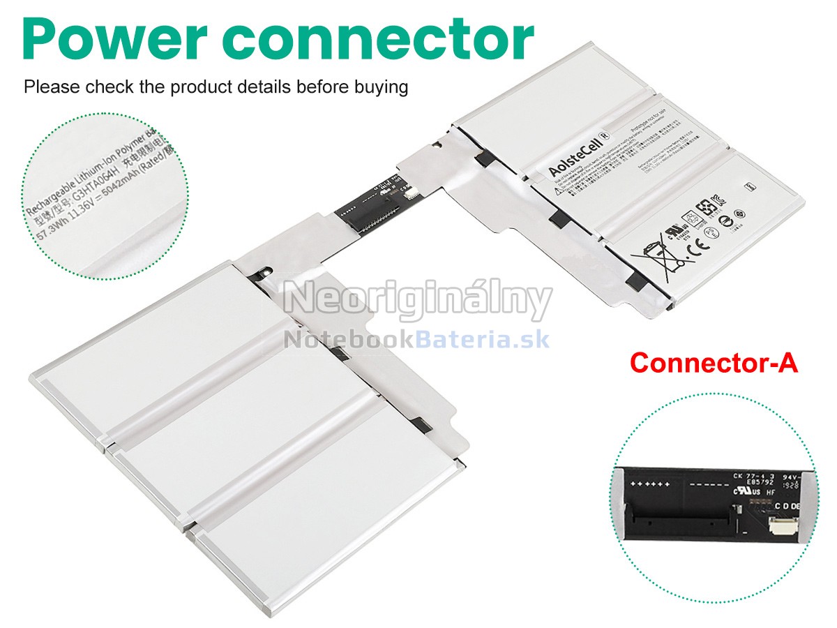 Náhradná batéria pre Microsoft Surface BOOK 2 1832