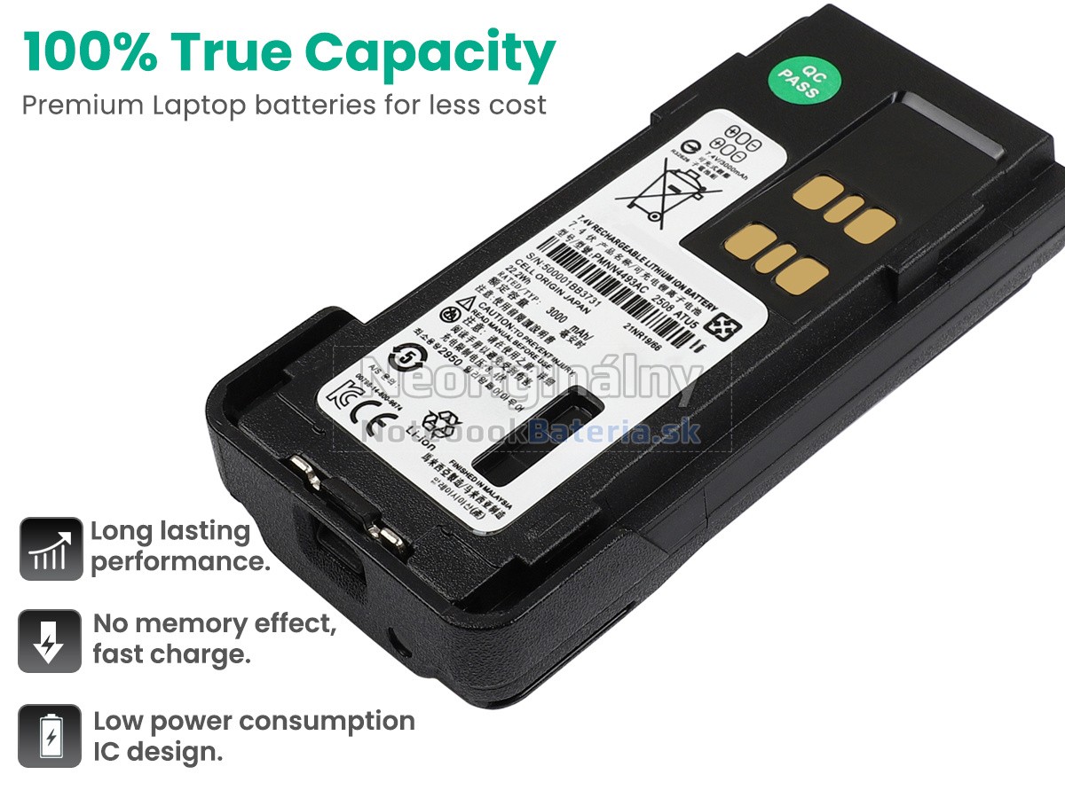 Náhradná batéria pre Motorola PMNN4493AC