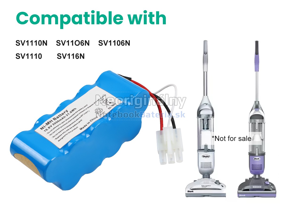 Náhradná batéria pre Shark SV116N