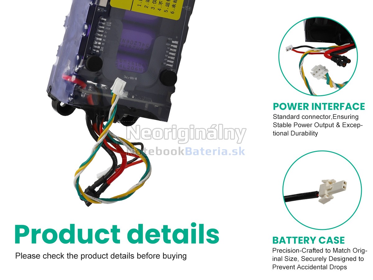 Náhradná batéria pre XiaoMi M365 ELECTRIC SCOOTER